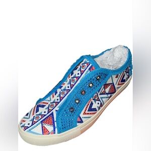 Montana West Women’s Bedazzled Sneakers